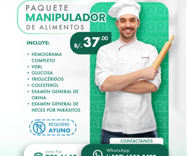 Manipulador de Alimentos