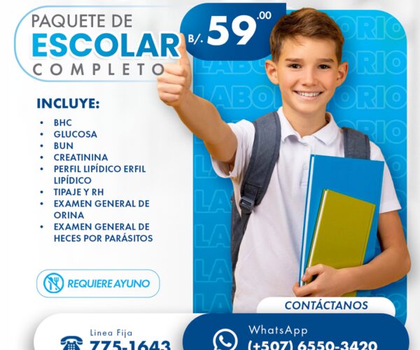 Paquete Escolar Completo